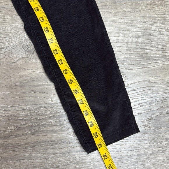 Peruvian Connection Zoe Velveteen Mid-Rise Skinny Jeans in Black Sz 6 - Picture 12 of 13